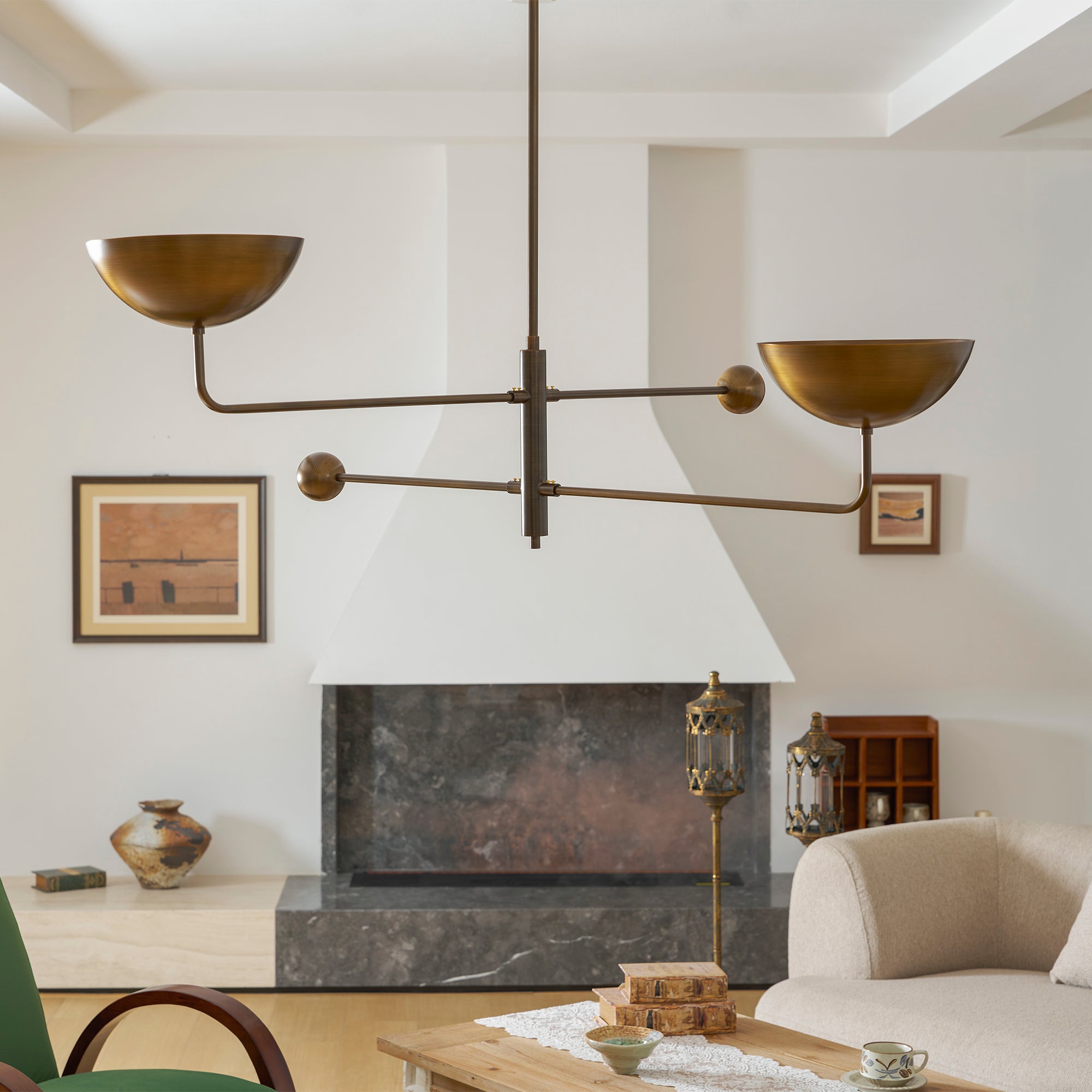 Bexroor Twin Arm Chandelier