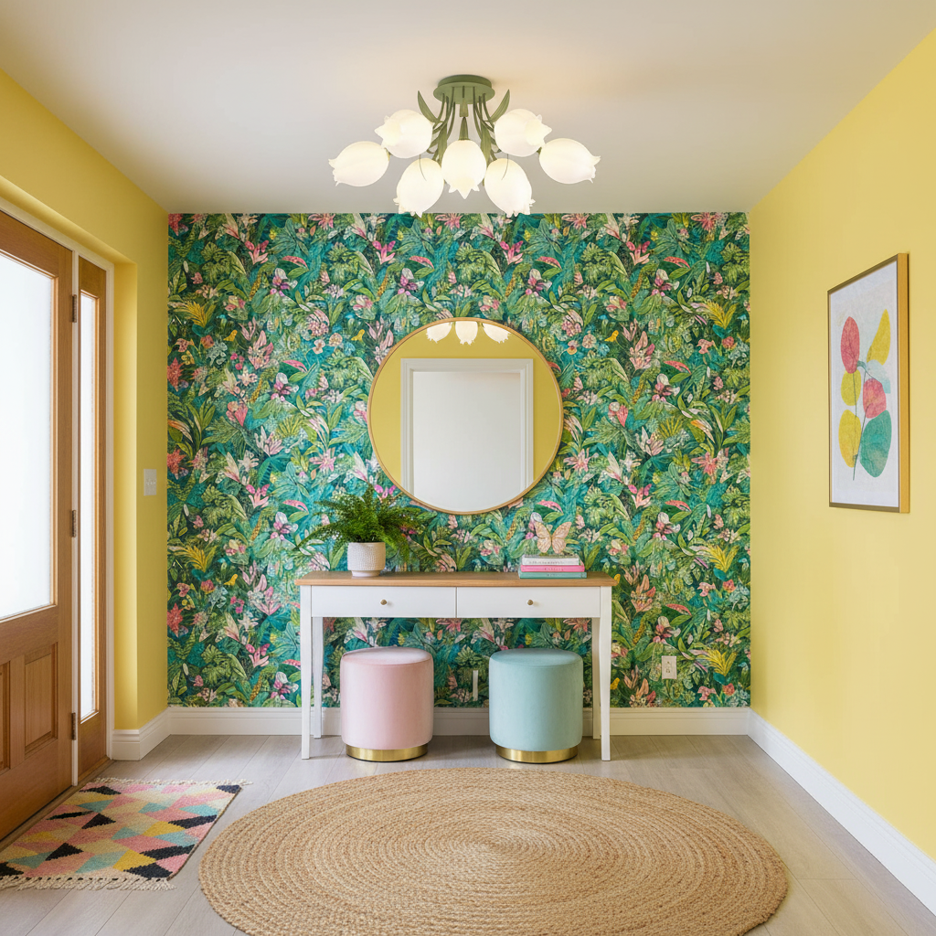 Wynroford Floral Ceiling Light