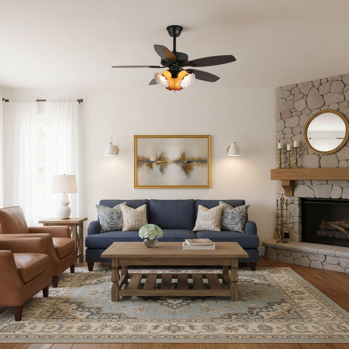 Rishika Ceiling Fan Light – detail 2