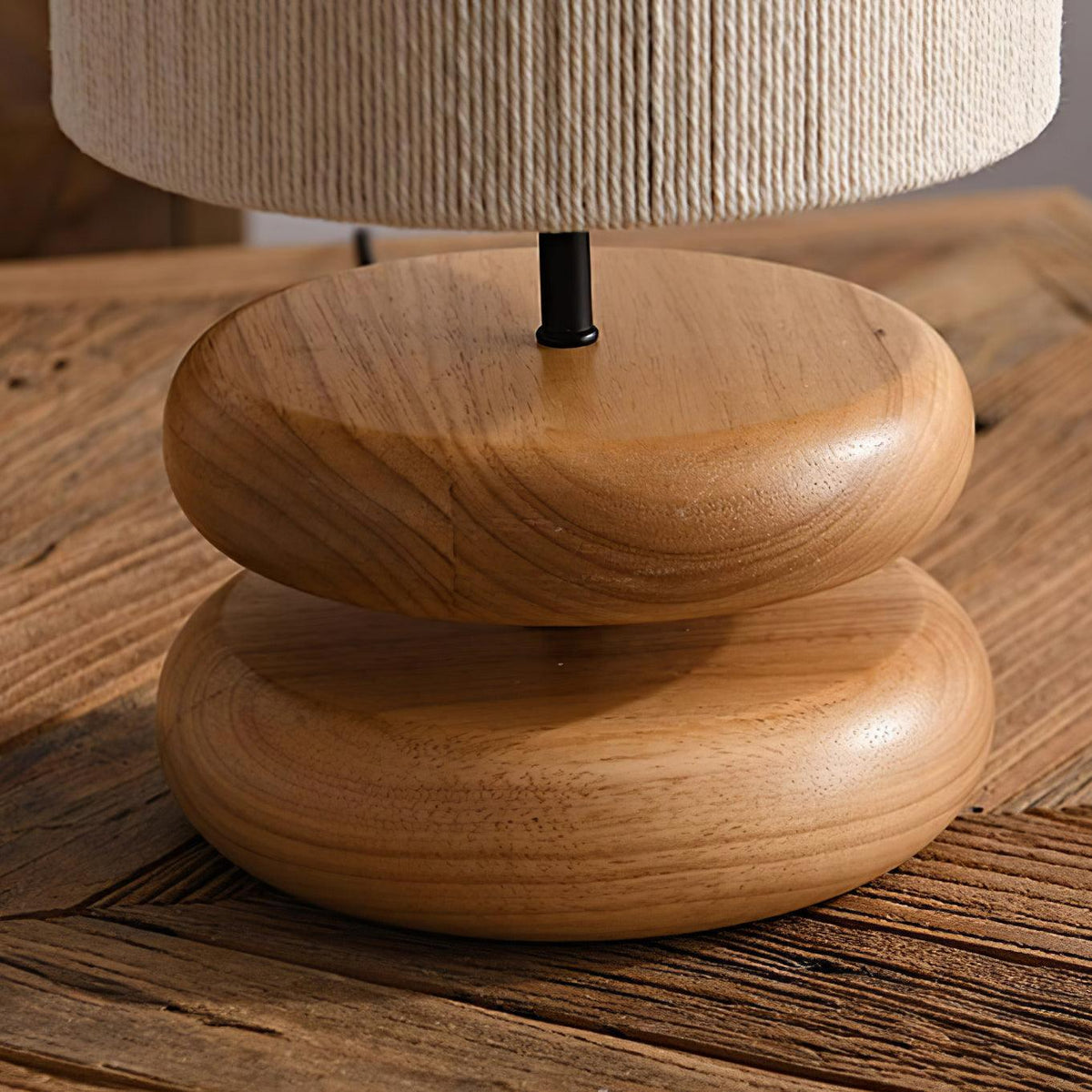 Wooden Modern Bedroom Table Lamp – detail 25