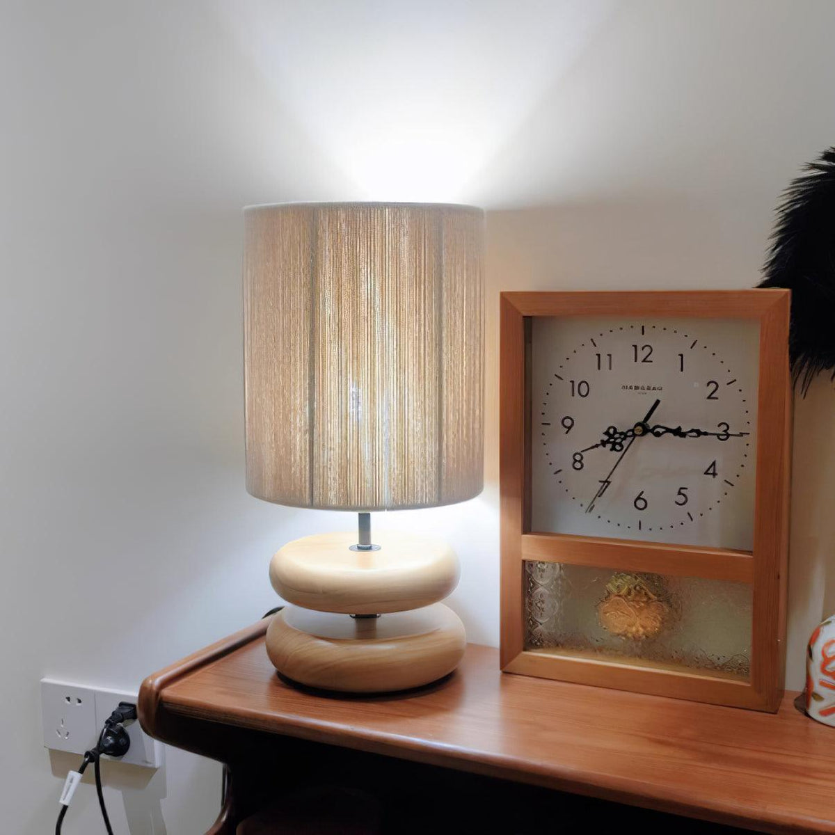 Wooden Modern Bedroom Table Lamp – detail 27