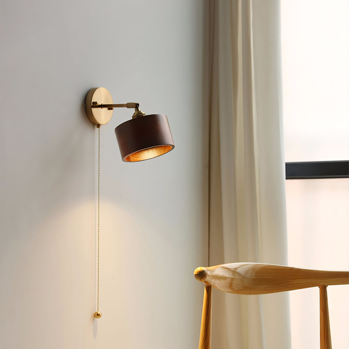 Rotatable Wooden Wall Lamp – detail 8