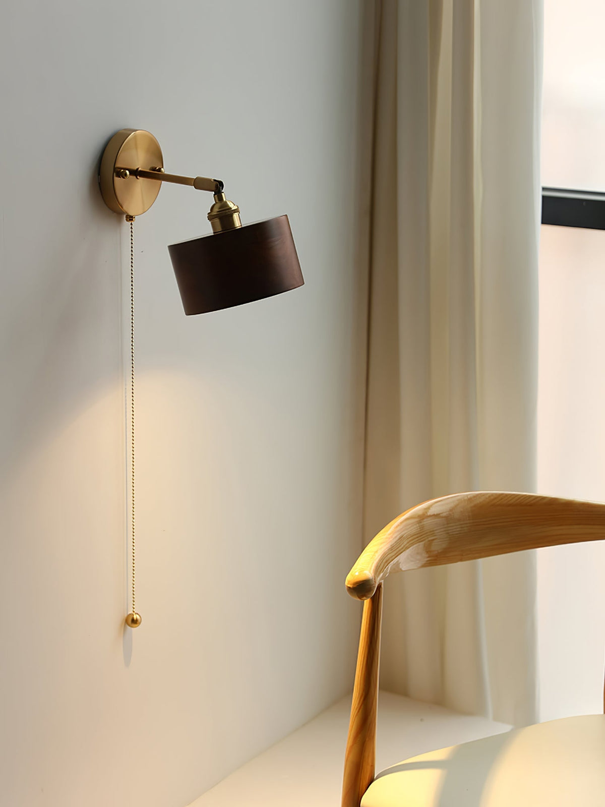 Rotatable Wooden Wall Lamp – detail 16