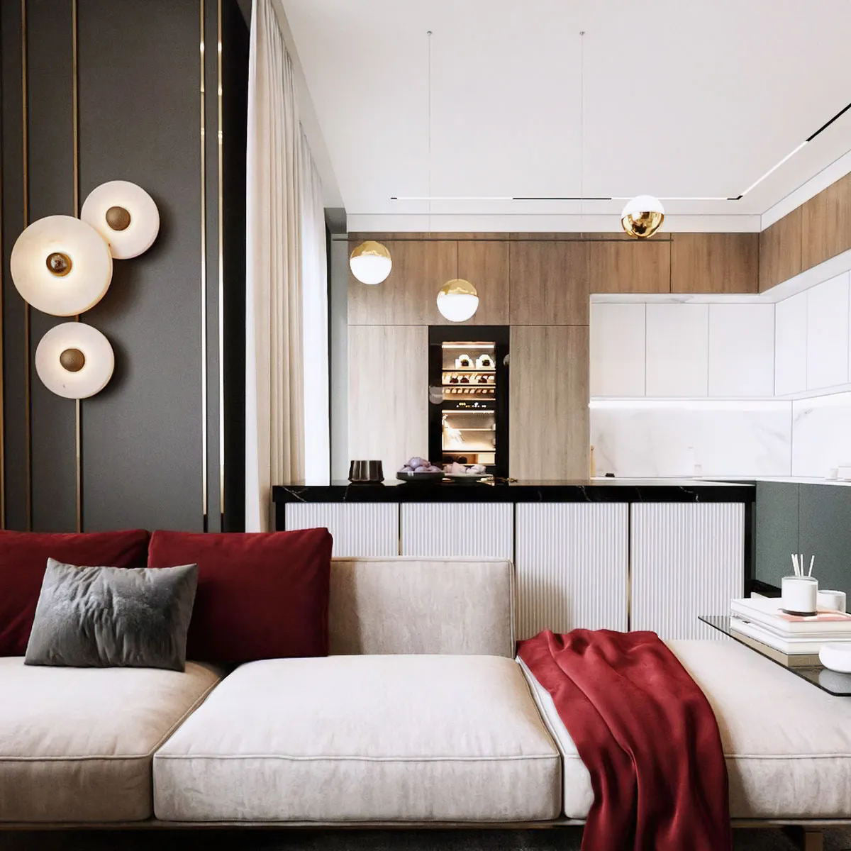 Jorliey Round Wall Light
