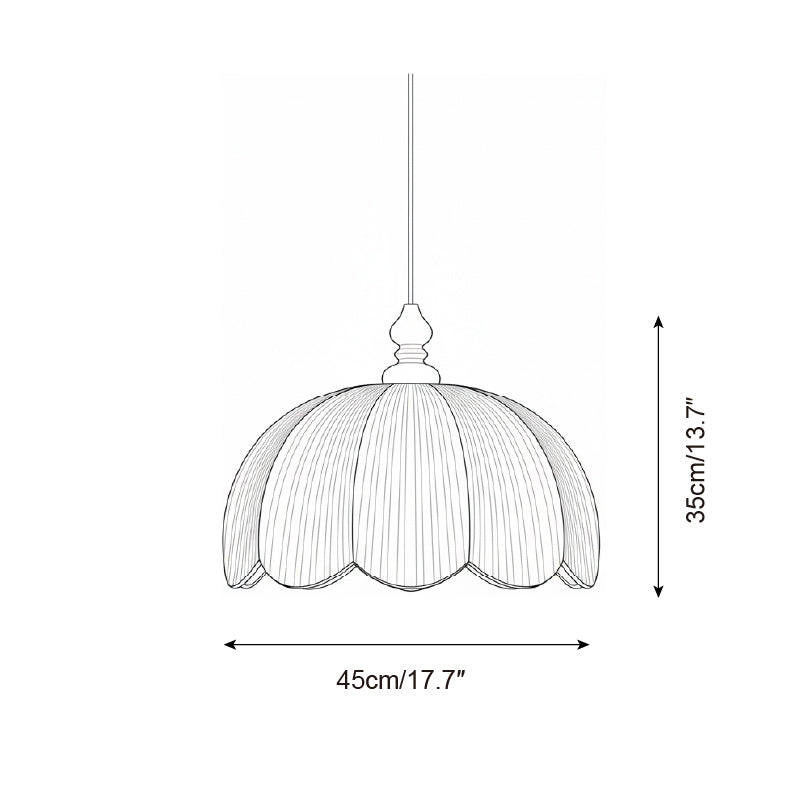 Rovean Ruffle Pendant Light