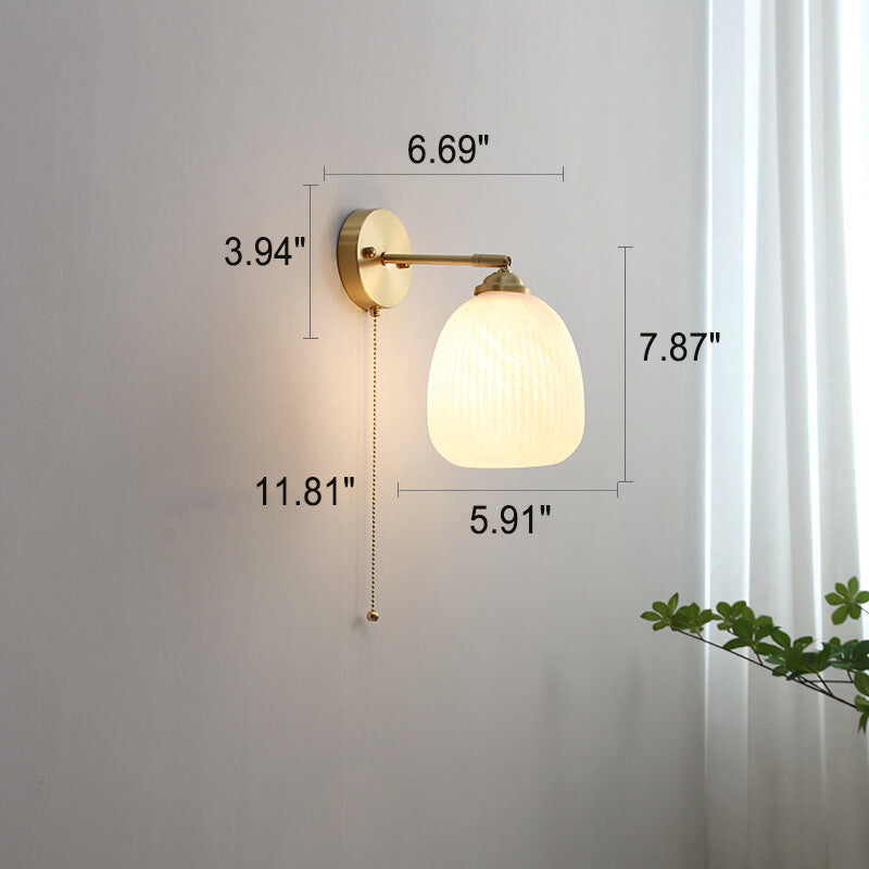 Camne Ribbed Wall Light
