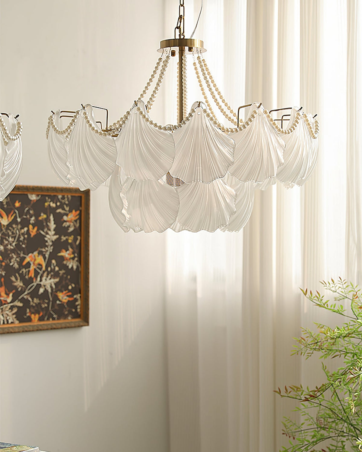 Scallop Shell Chandelier – detail 6