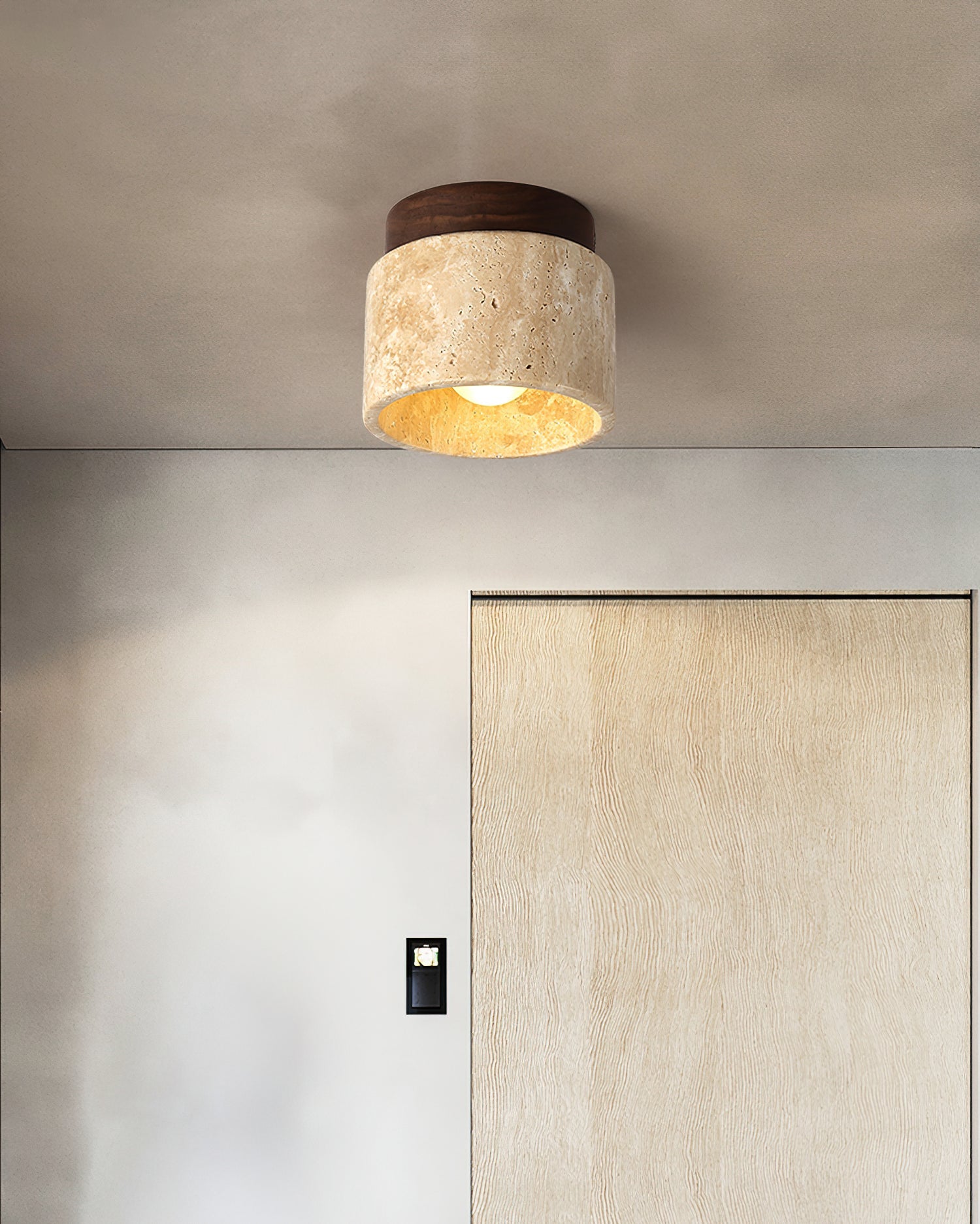 Rilore Travertine Ceiling Light