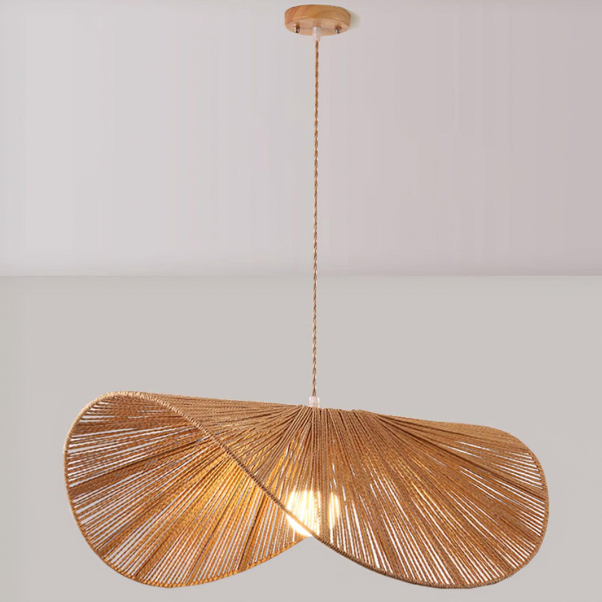 Straw Hat Pendant Light – detail 26