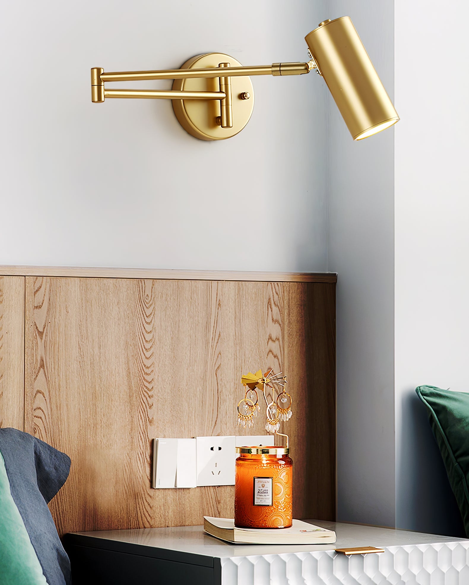 Belal Swing Arm Wall Light