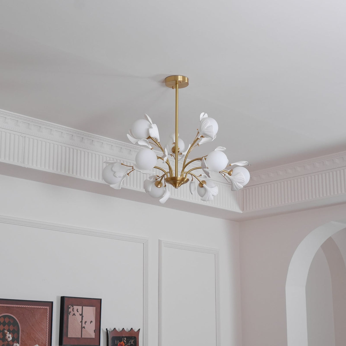 Thalassa Gingko Chandelier – detail 12