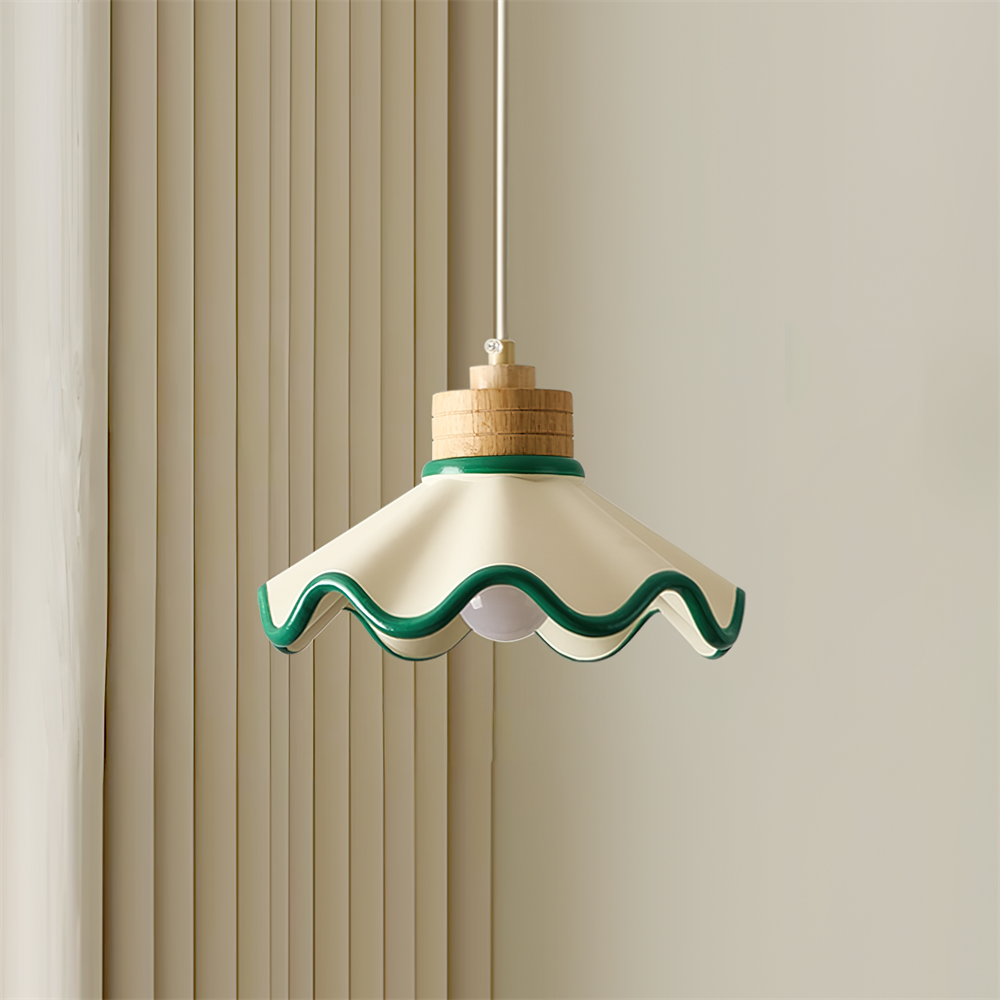 Halenoal Scalloped Pendant Light