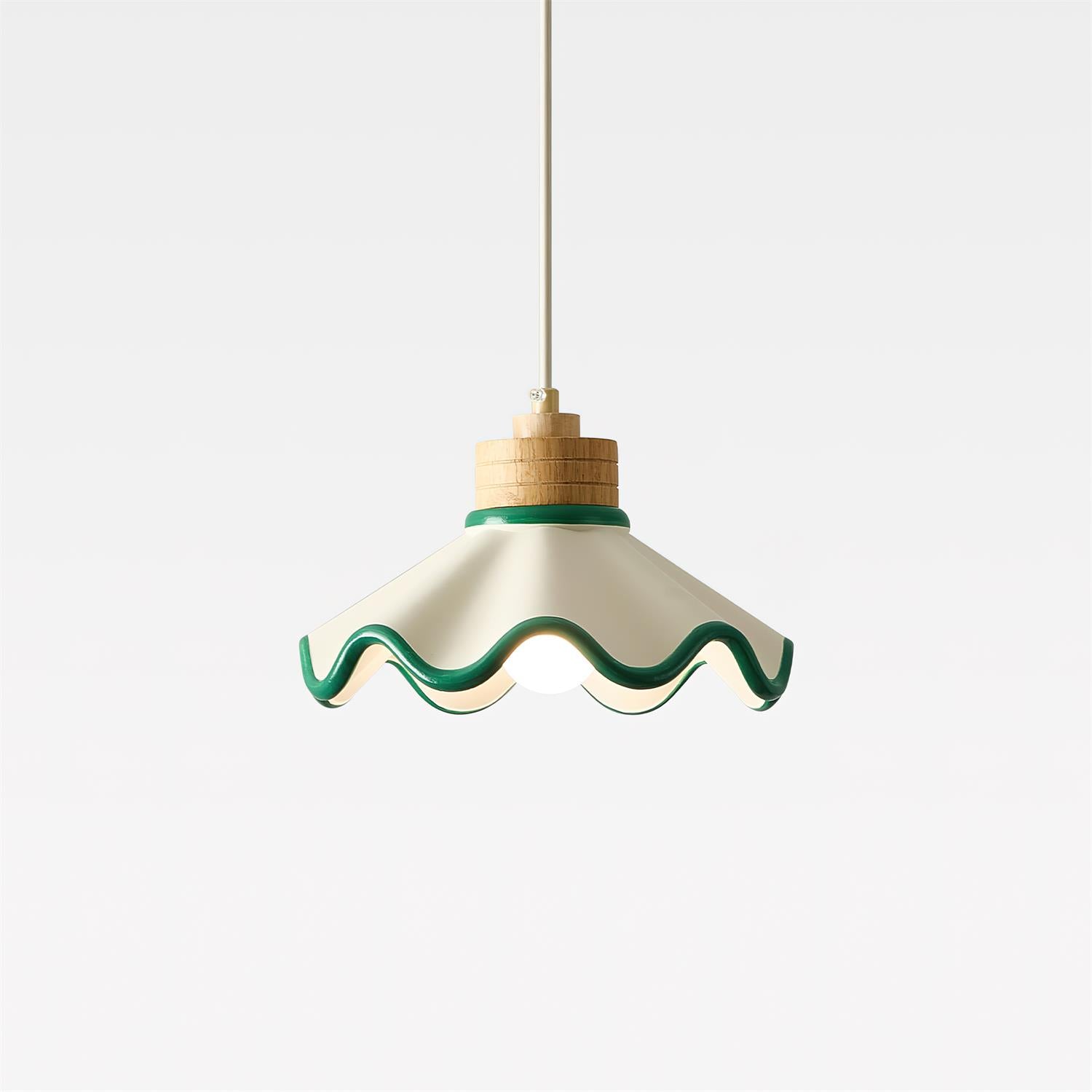 Halenoal Scalloped Pendant Light