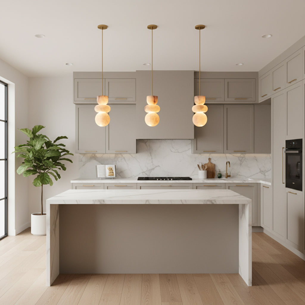 Reefis Alabaster Pendant Light