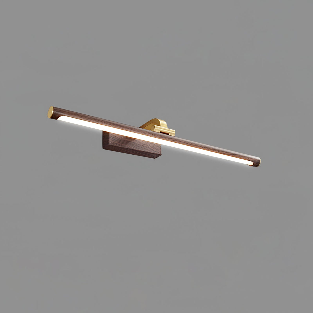 Walnut Color Linear LED Wall Light – detail 31