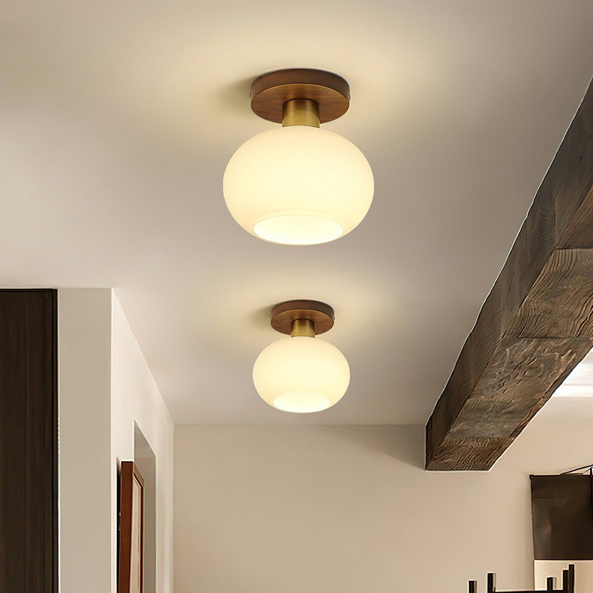 White Shell Ceiling Lamp – detail 9