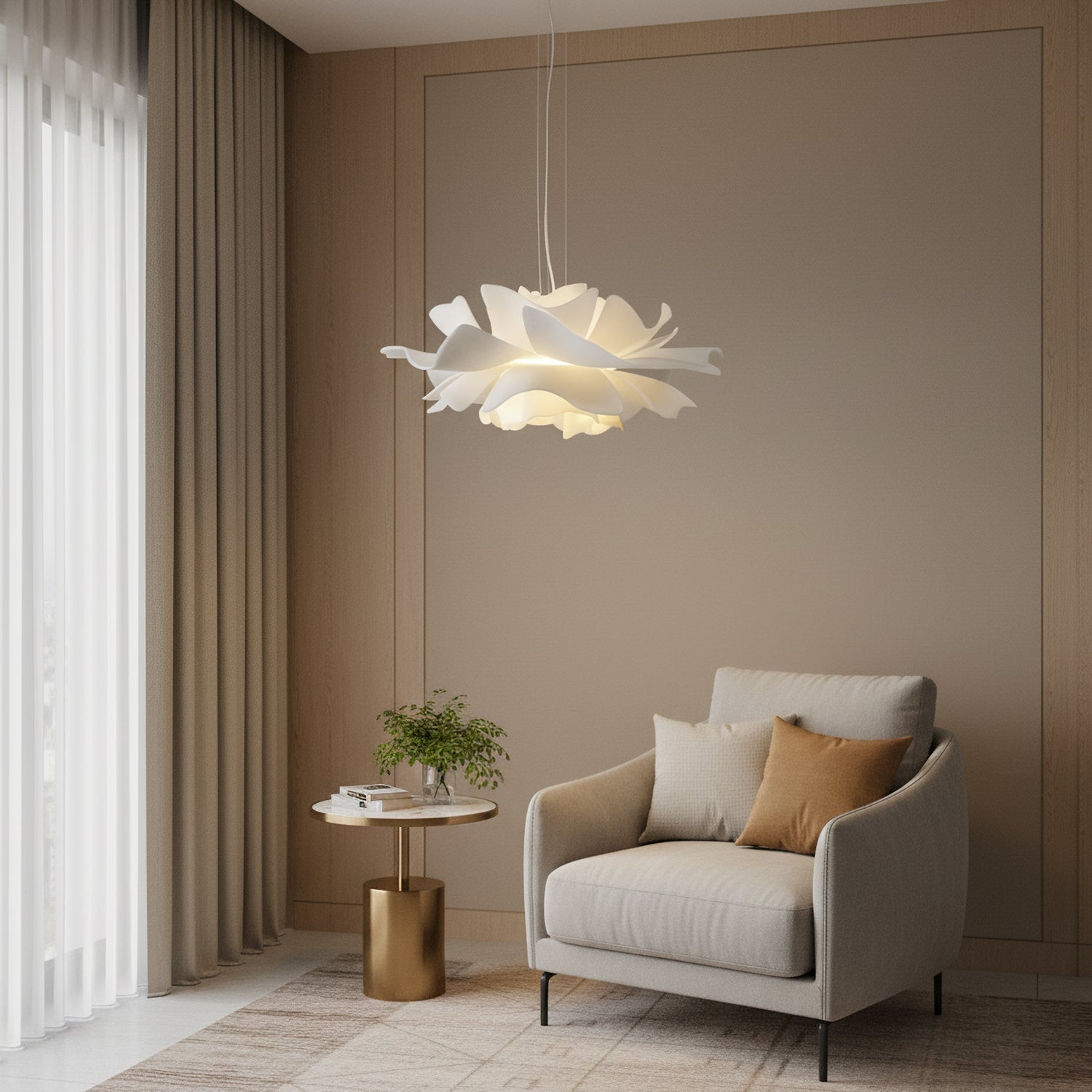 Oakin Lotus Pendant Light