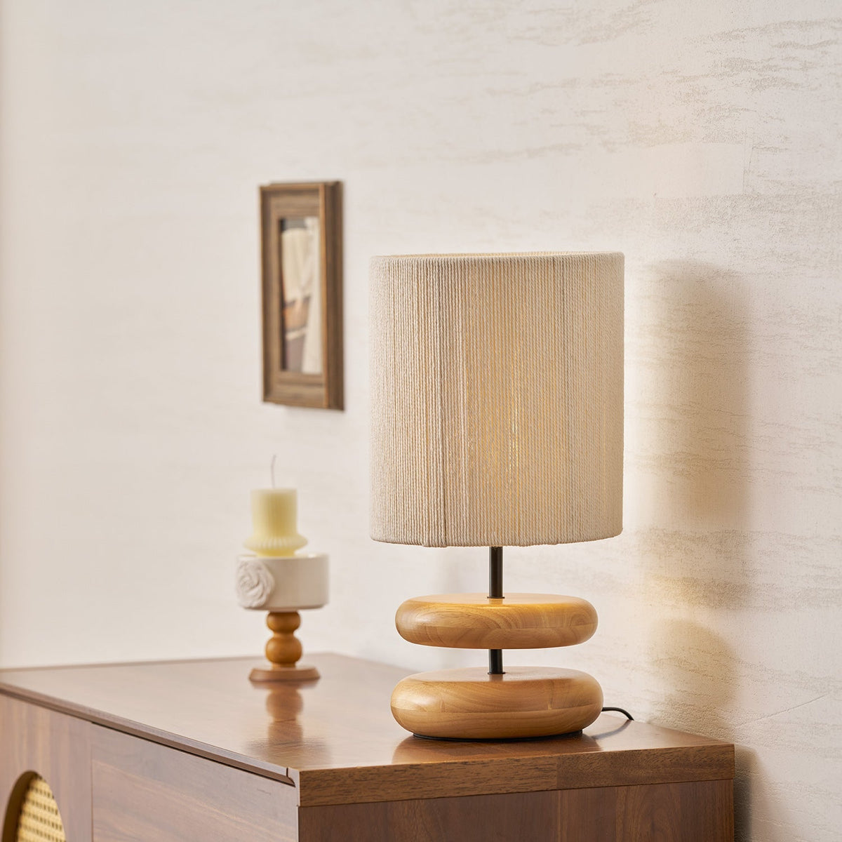 Wooden Modern Bedroom Table Lamp – detail 30