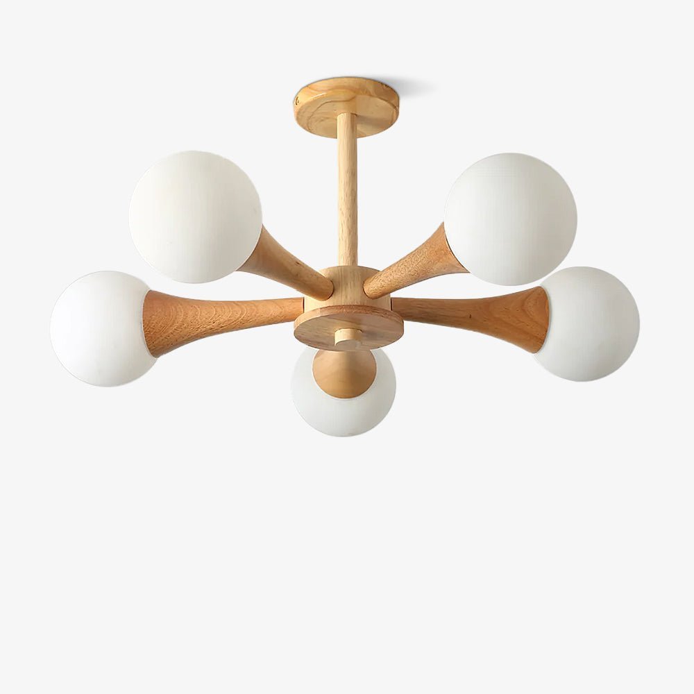 Wooden Nera Chandelier – detail 22