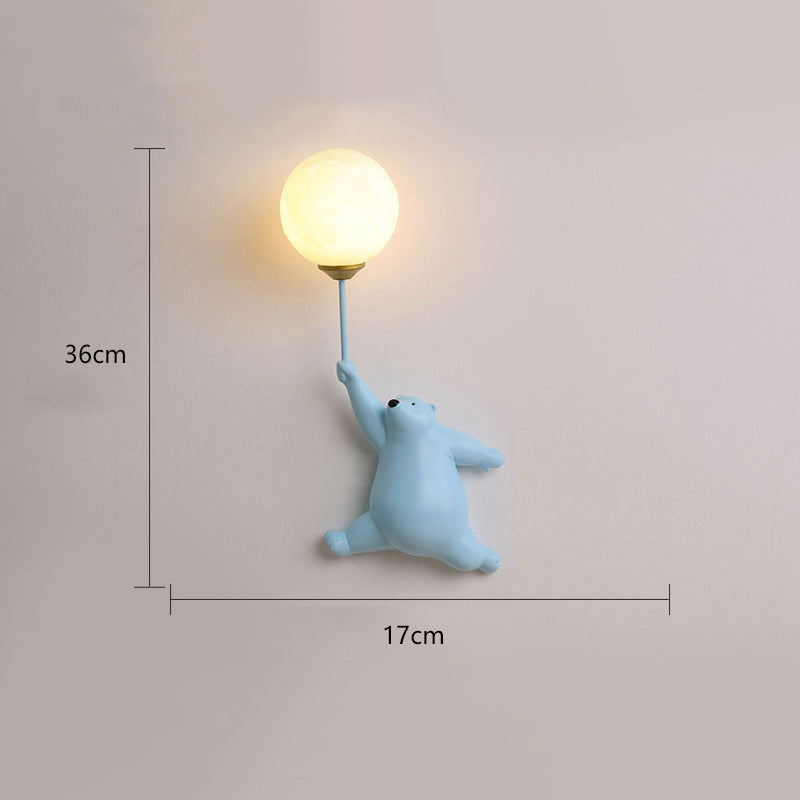 Belne Bear Balloon Wall Light