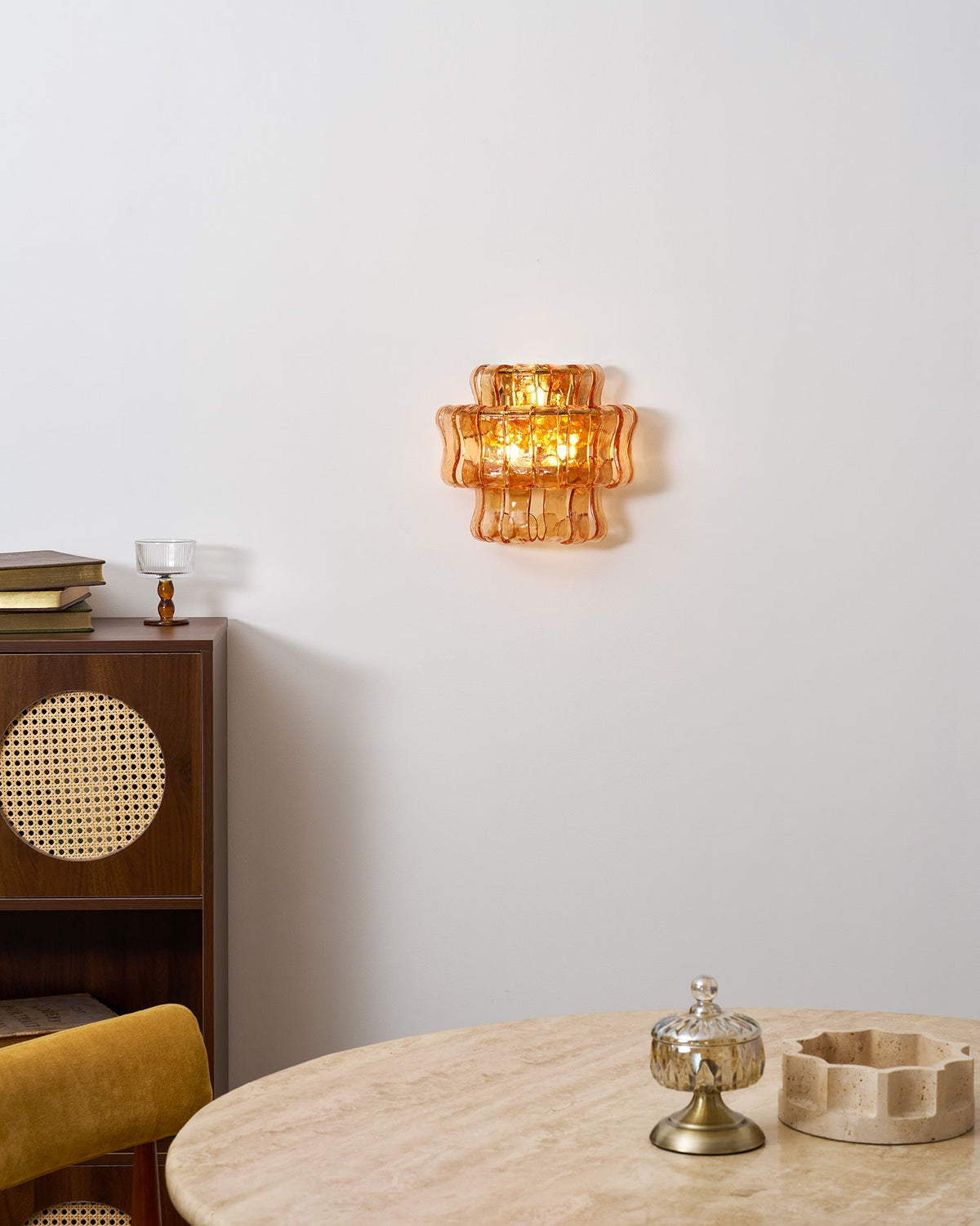 Foxle Ribbed Wall Light