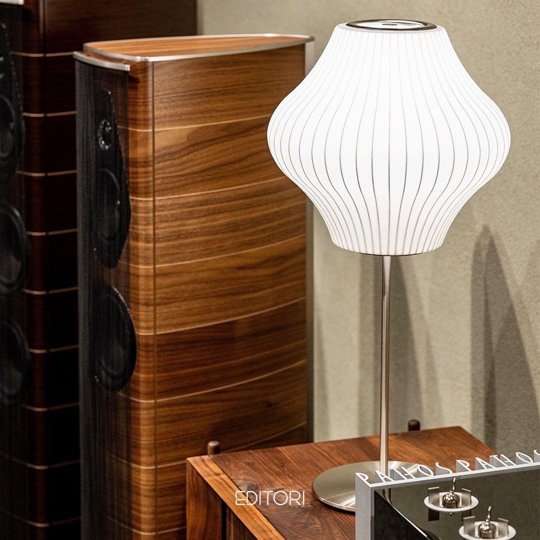 Faux Silk Bubble Table Lamp – detail 12