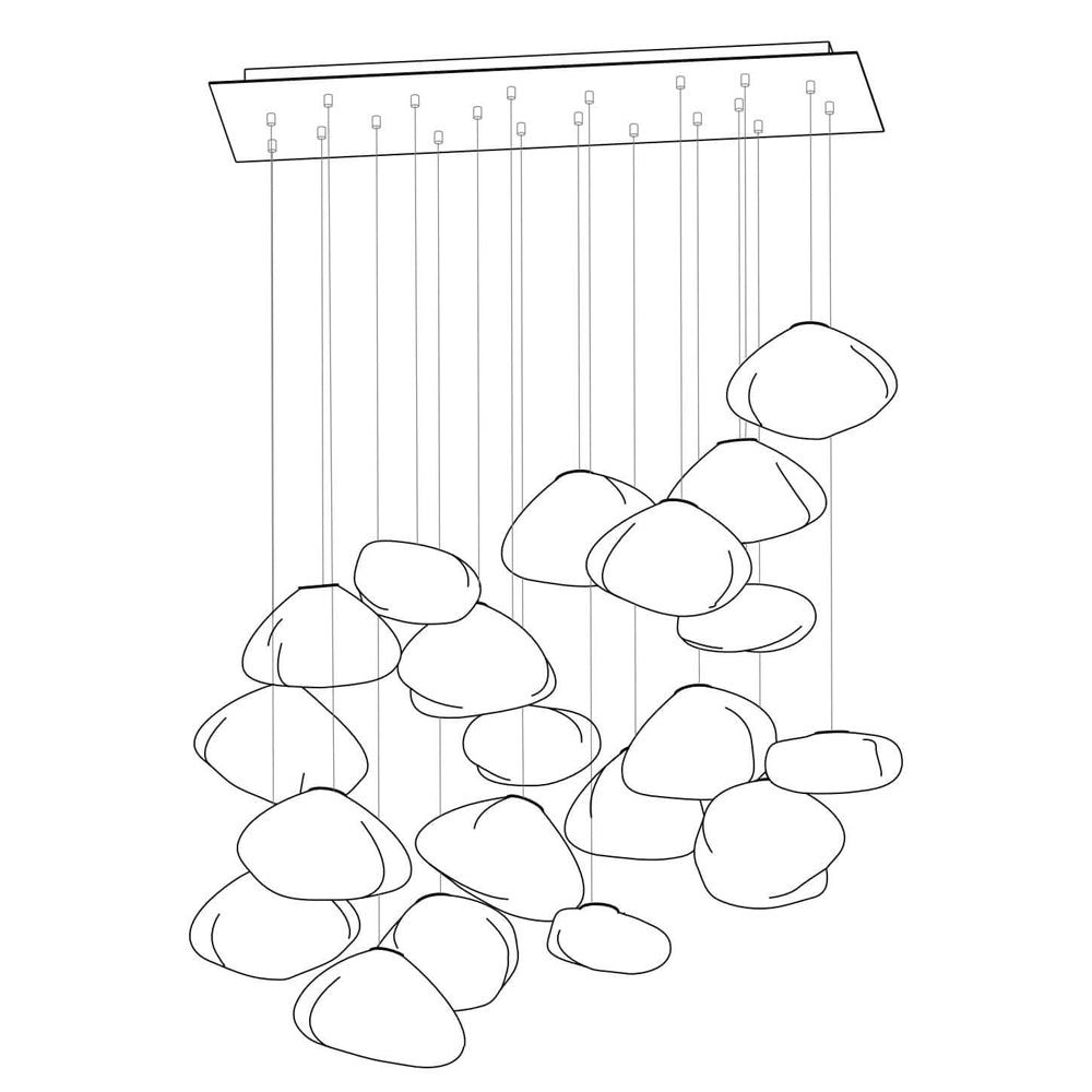 Neroera Sculptural Pendant Light