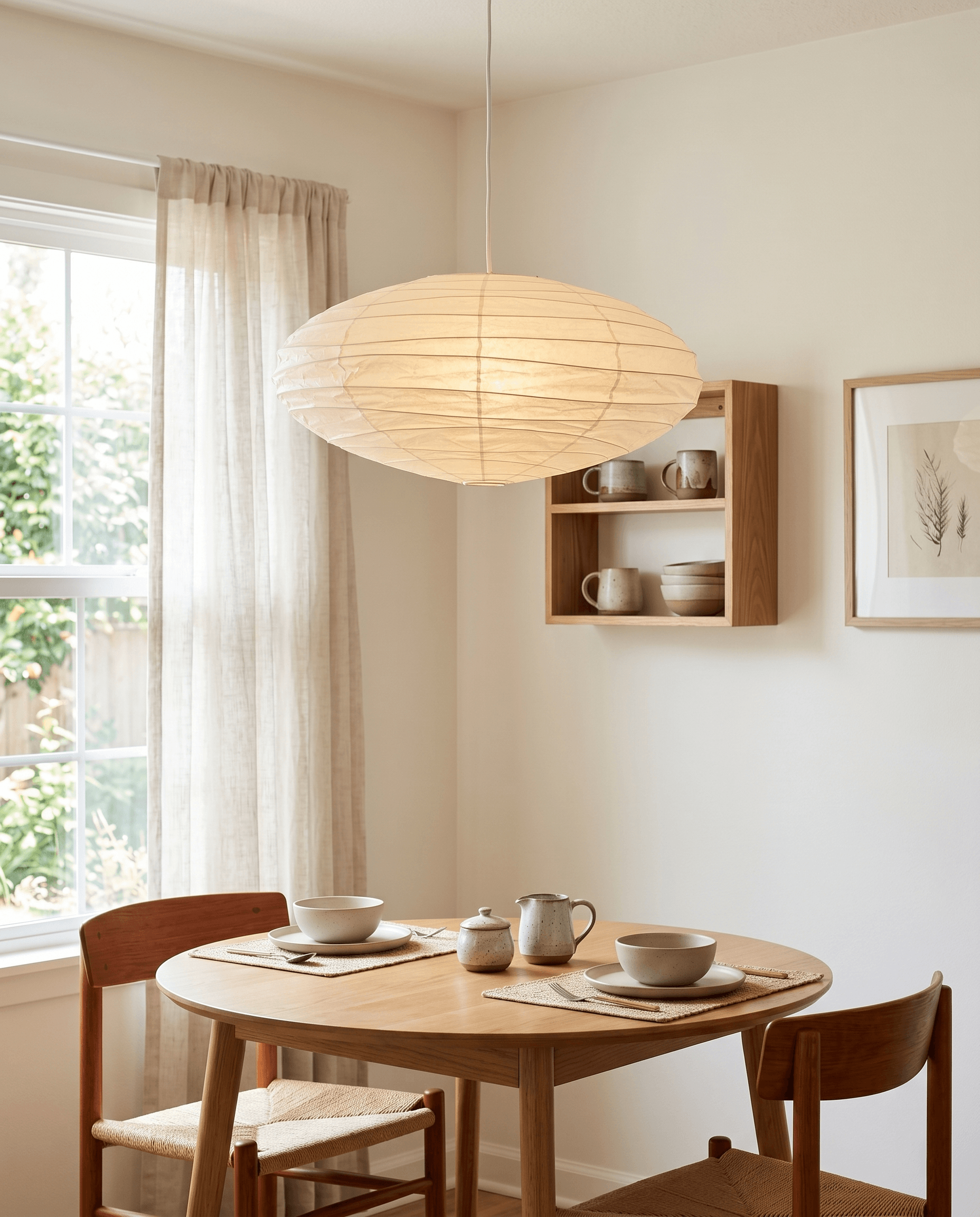 Renbay Rice Paper Pendant Light