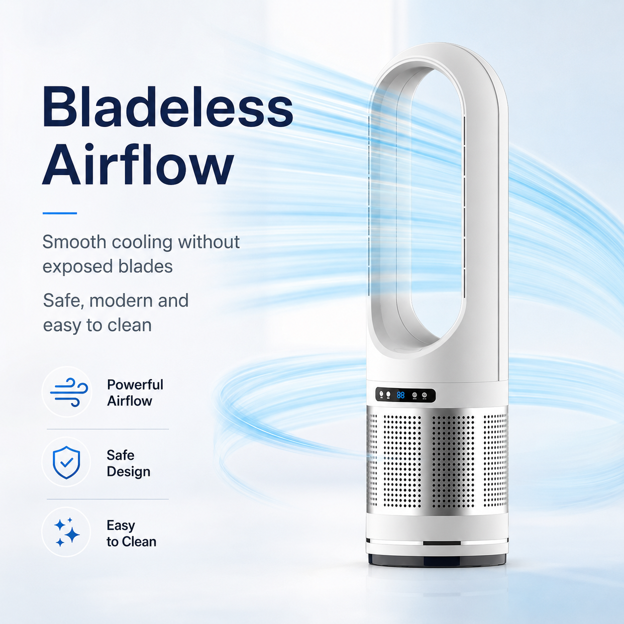 CARE - Bladeless Tower Fan