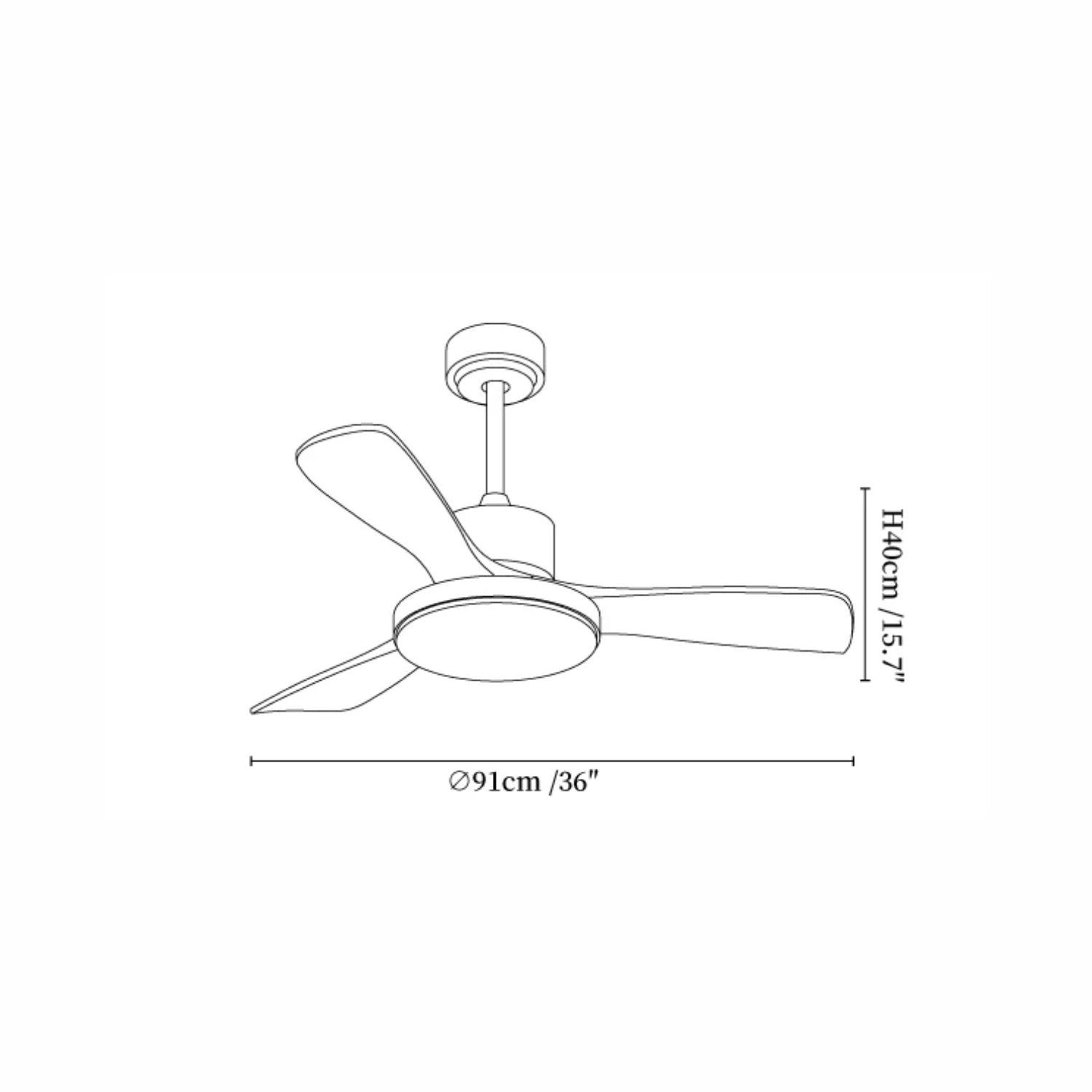 Virova Ceiling Fan Light