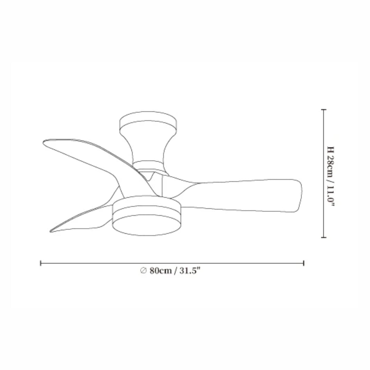 Darma Ceiling Fan Light