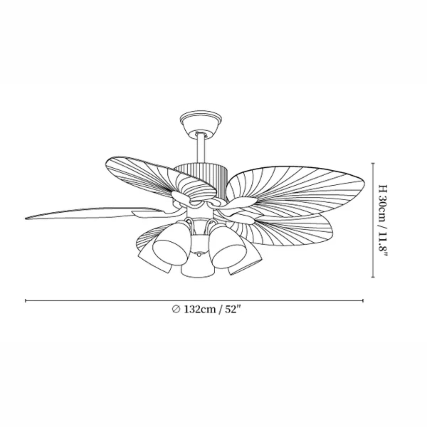 Jorlyn Ceiling Fan Light