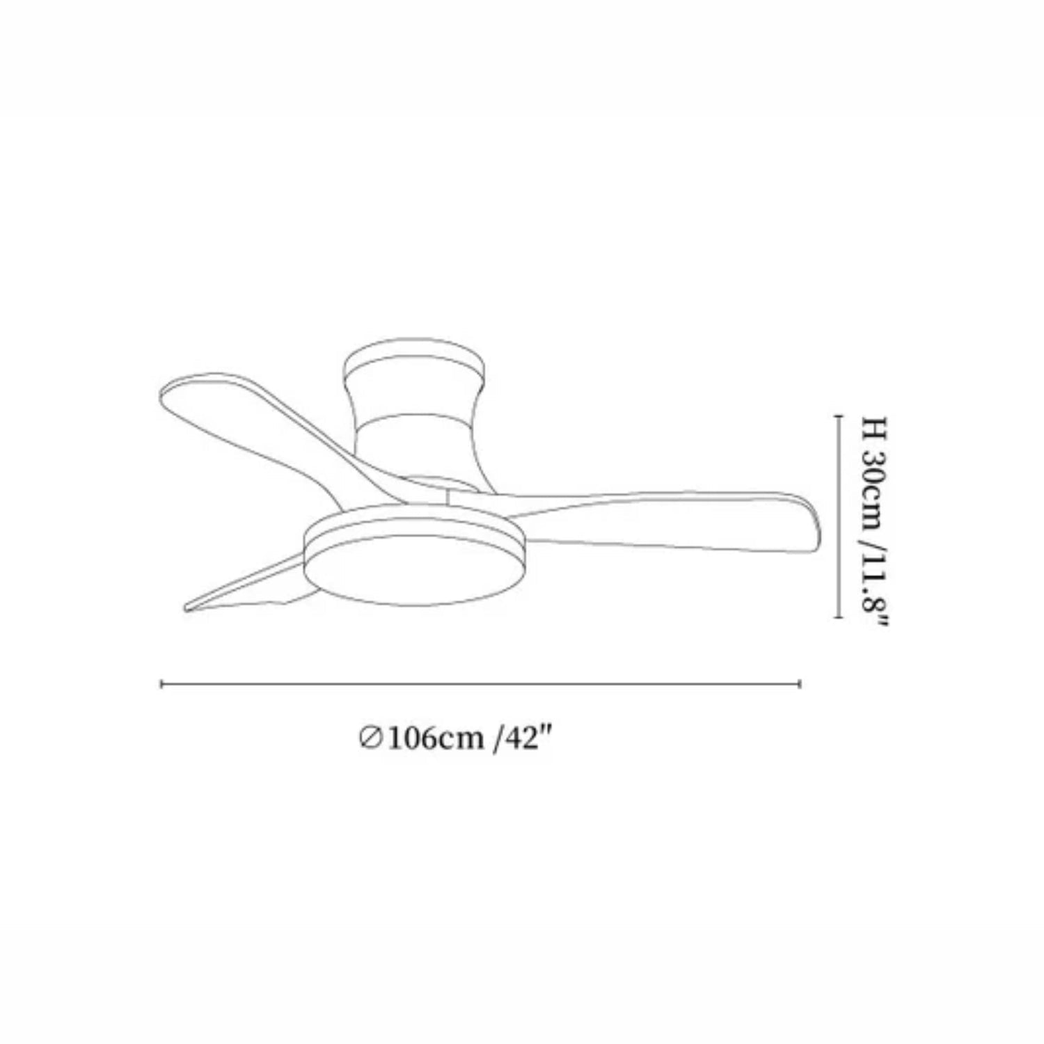 Zelon Ceiling Fan Light