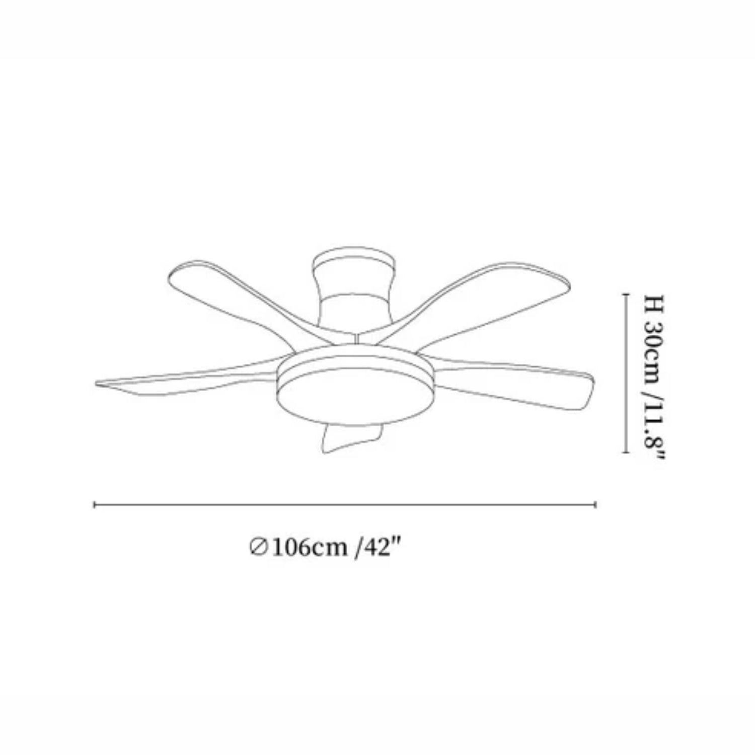 Zelon Ceiling Fan Light