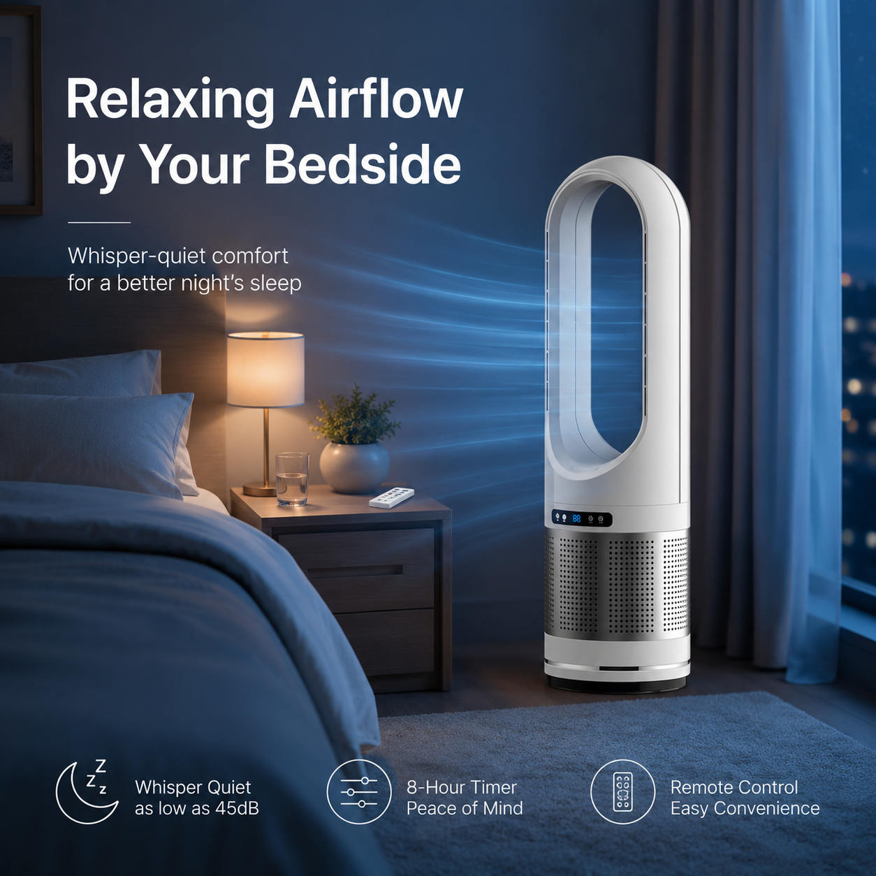CARE - Bladeless Tower Fan