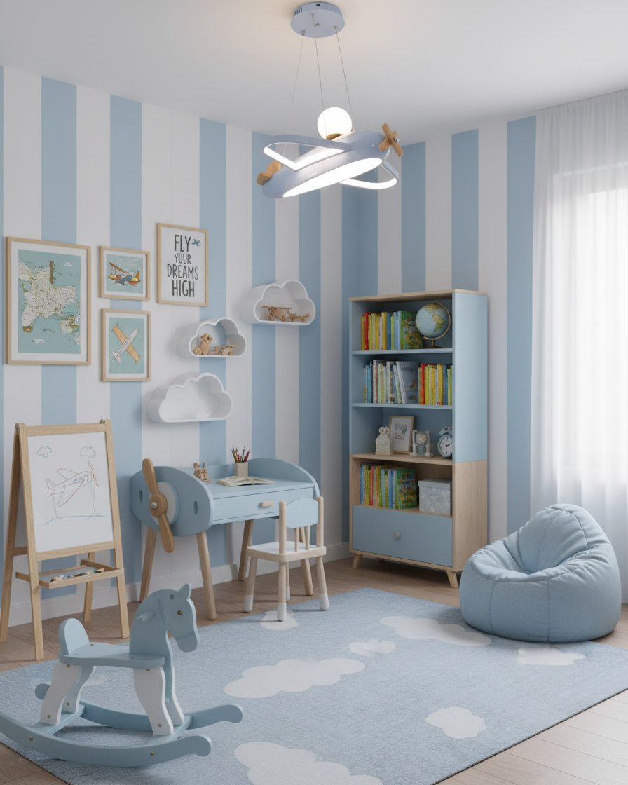 Emlo Airplane Pendant Light