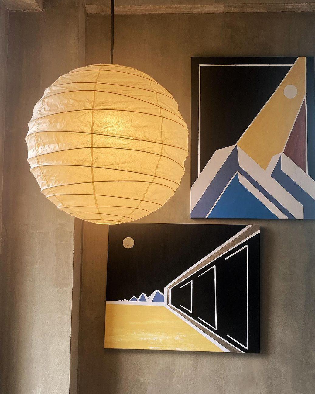 Fennonia Washi Paper Pendant Light