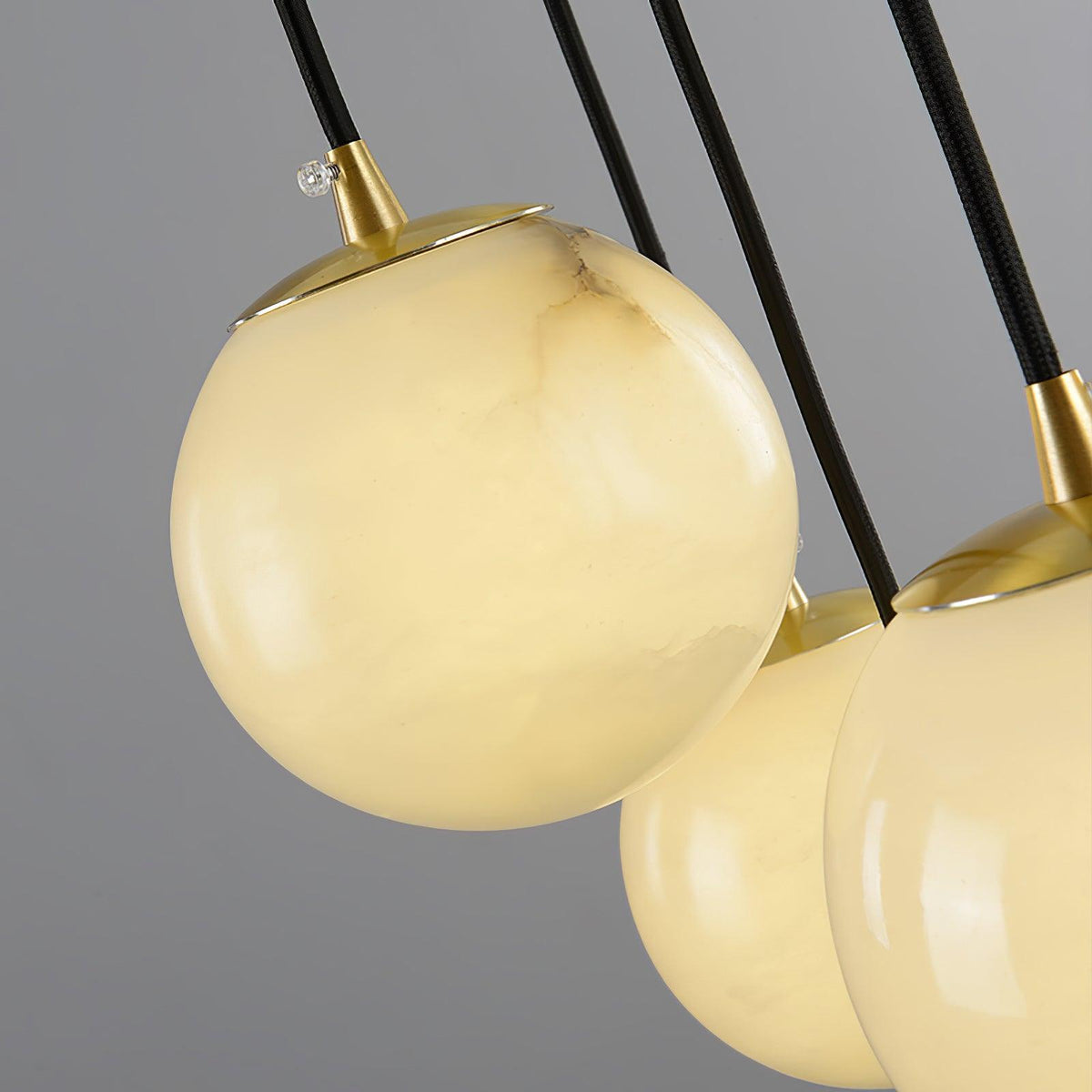 Alabaster Balls Cluster Chandelier – detail 28