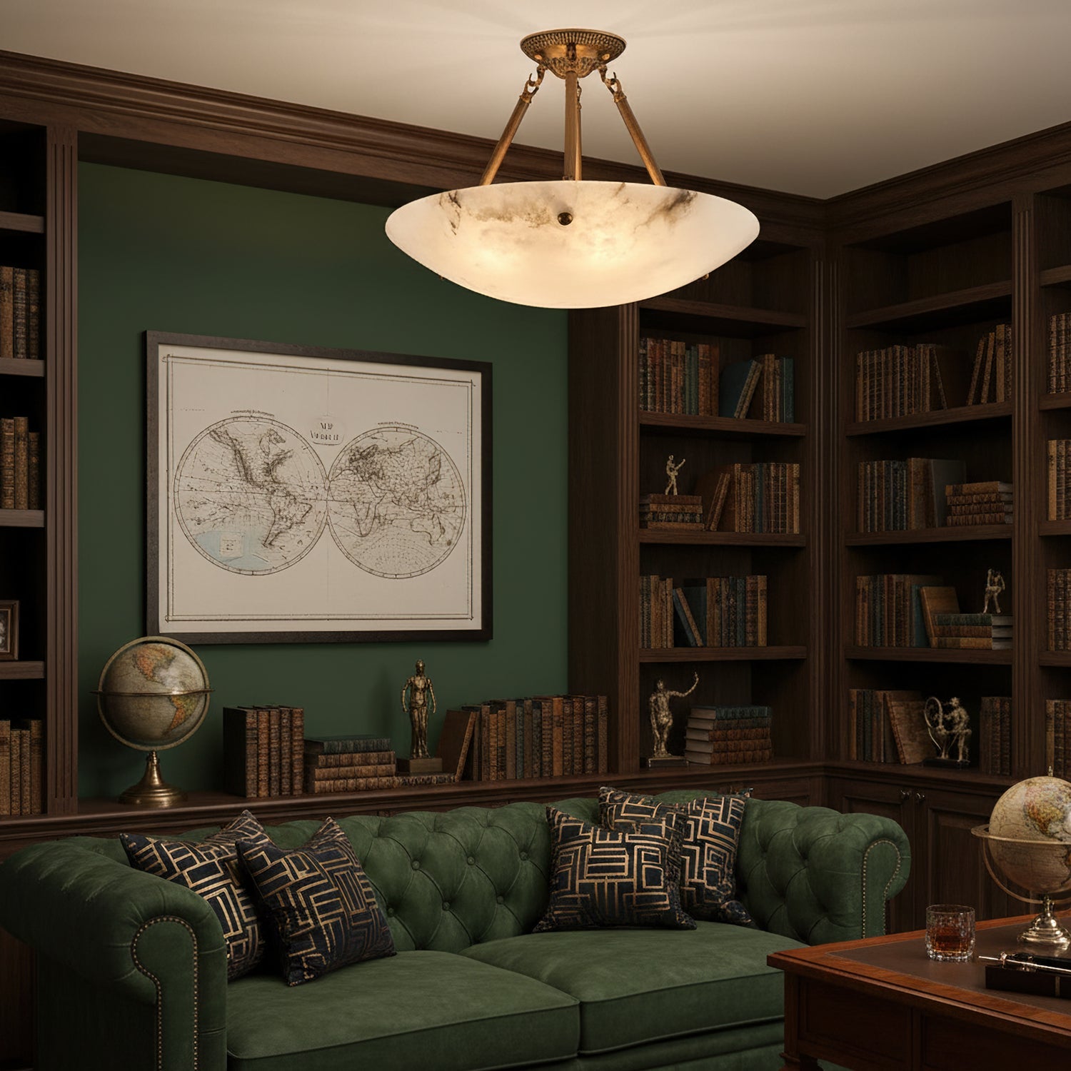 Okedan Bowl Ceiling Light
