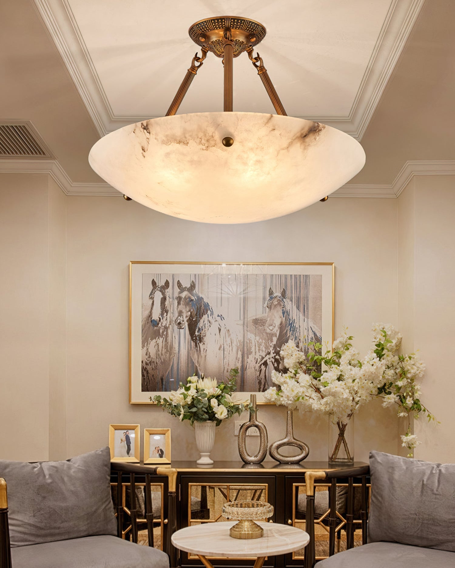 Okedan Bowl Ceiling Light