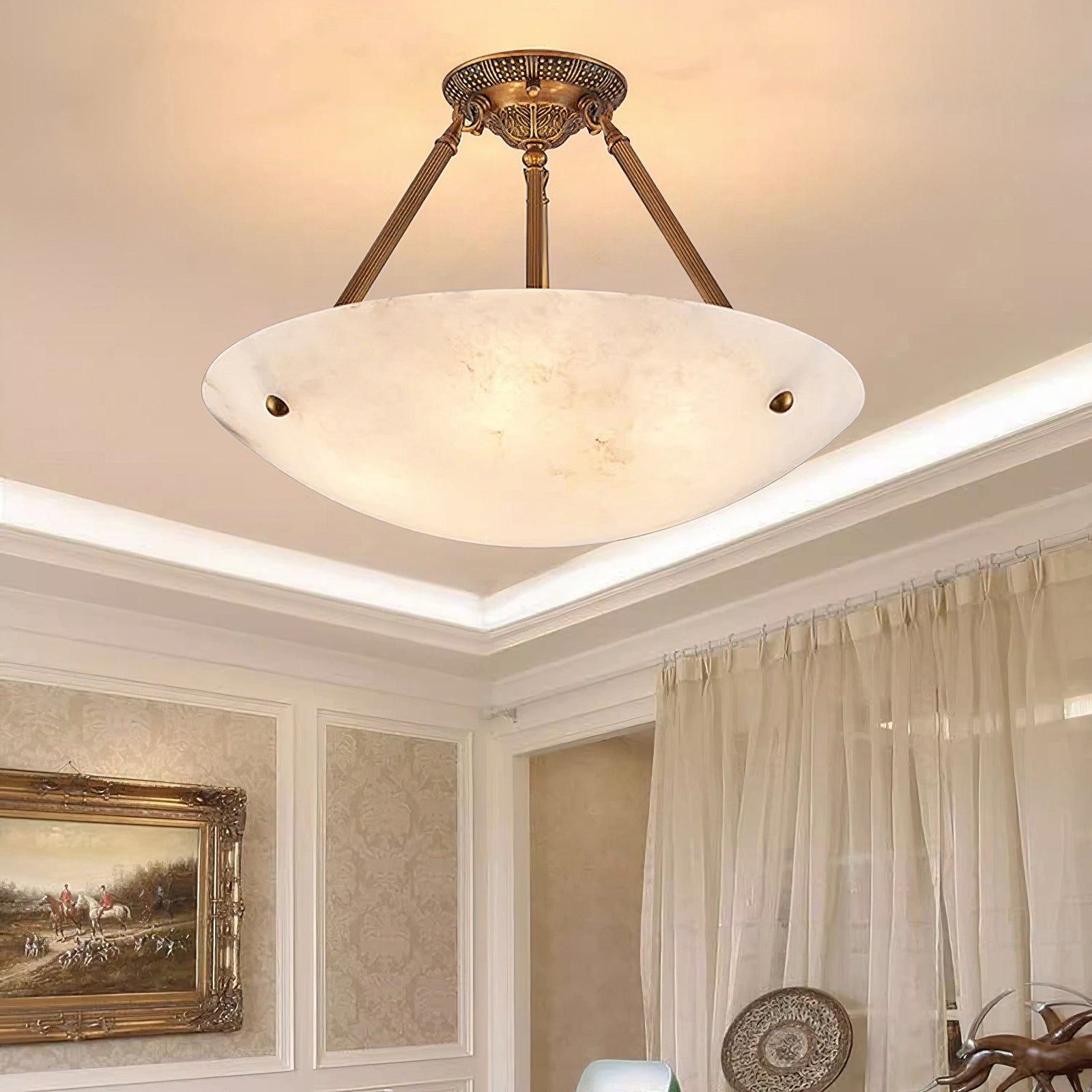 Okedan Bowl Ceiling Light