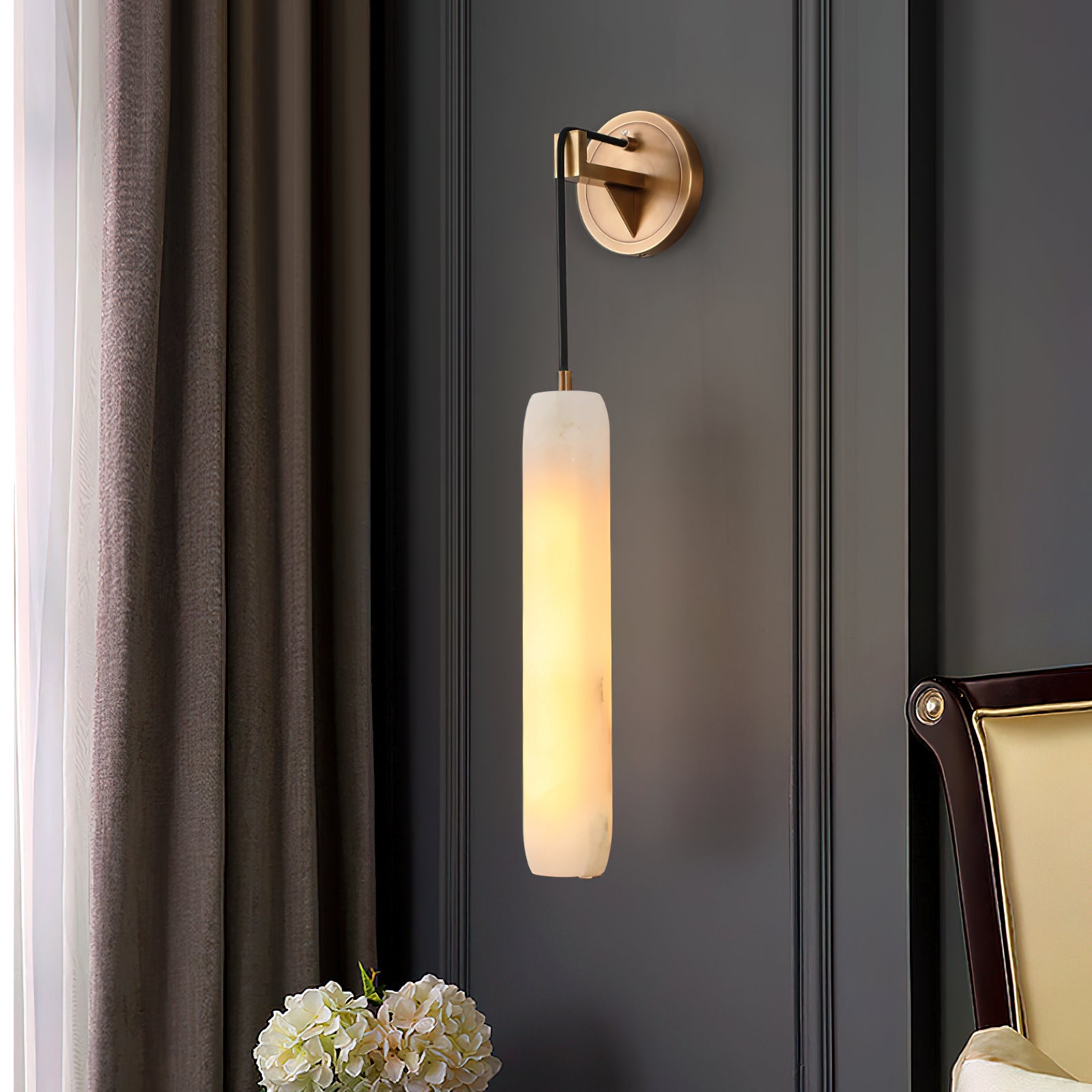 Cayum Alabaster Wall Light