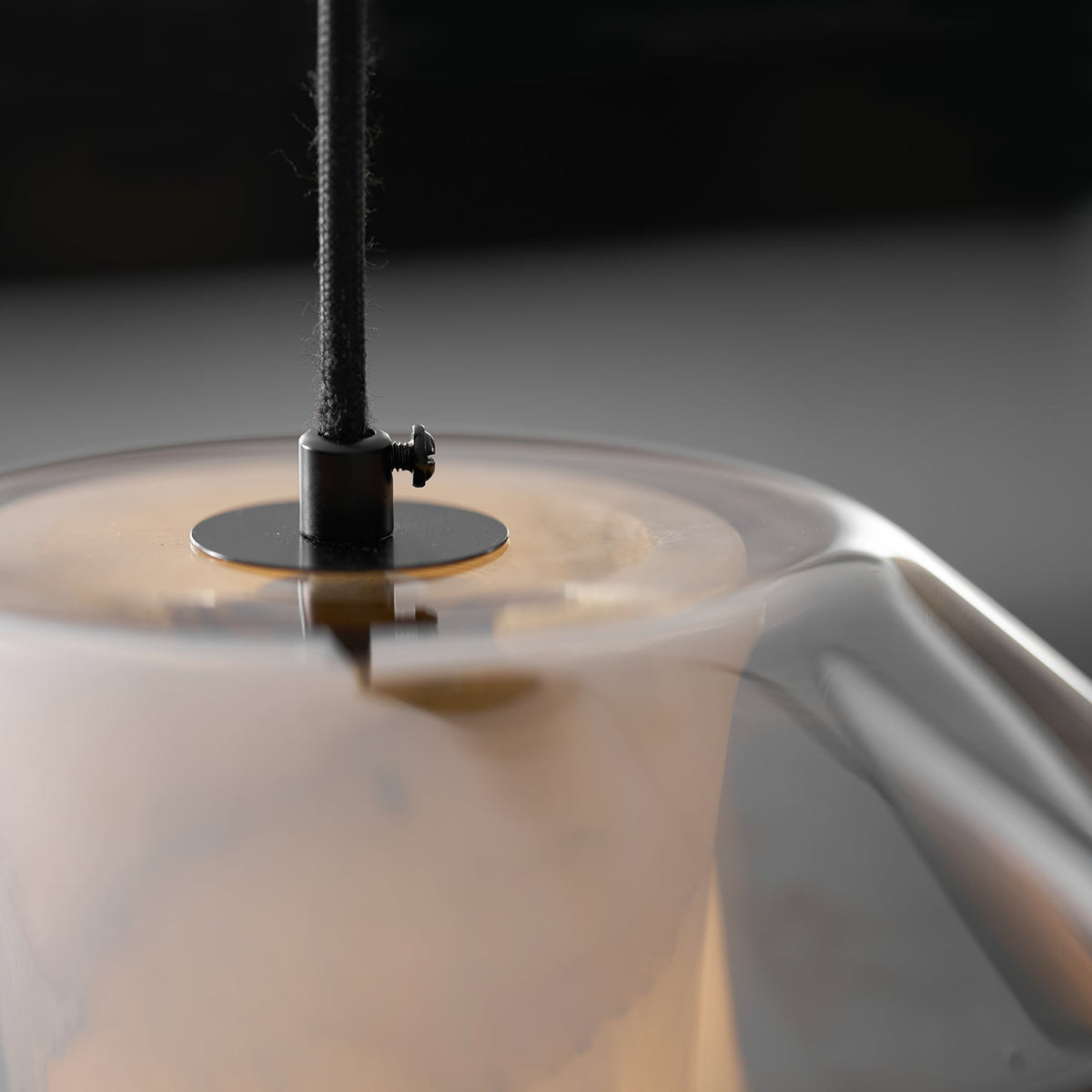 Alabaster Glass Cylinder Pendant Light - Vakkerlight