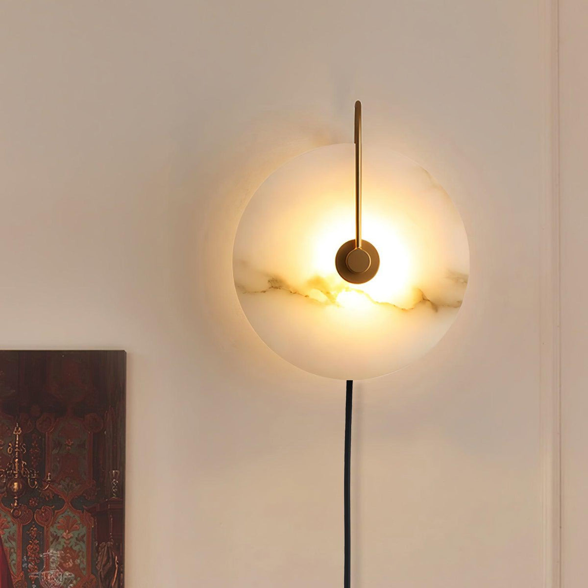 Alabaster LED Plug-In Wall Lamp – detail 26