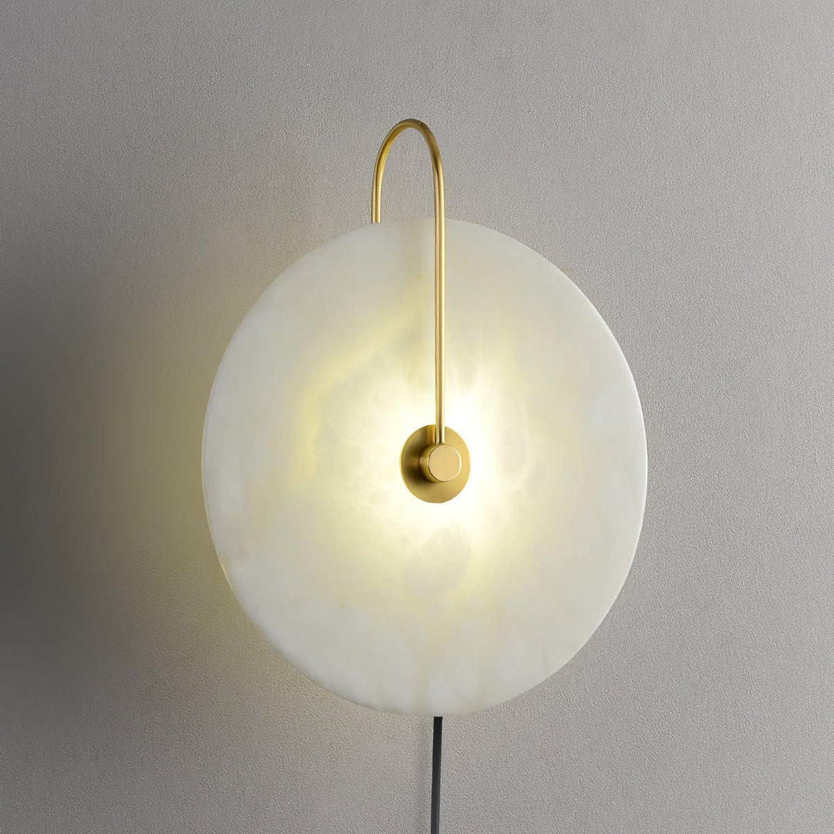 Alabaster LED Plug-In Wall Lamp – detail 25