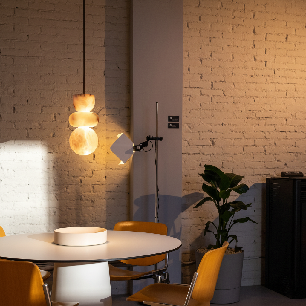 Reefis Alabaster Pendant Light