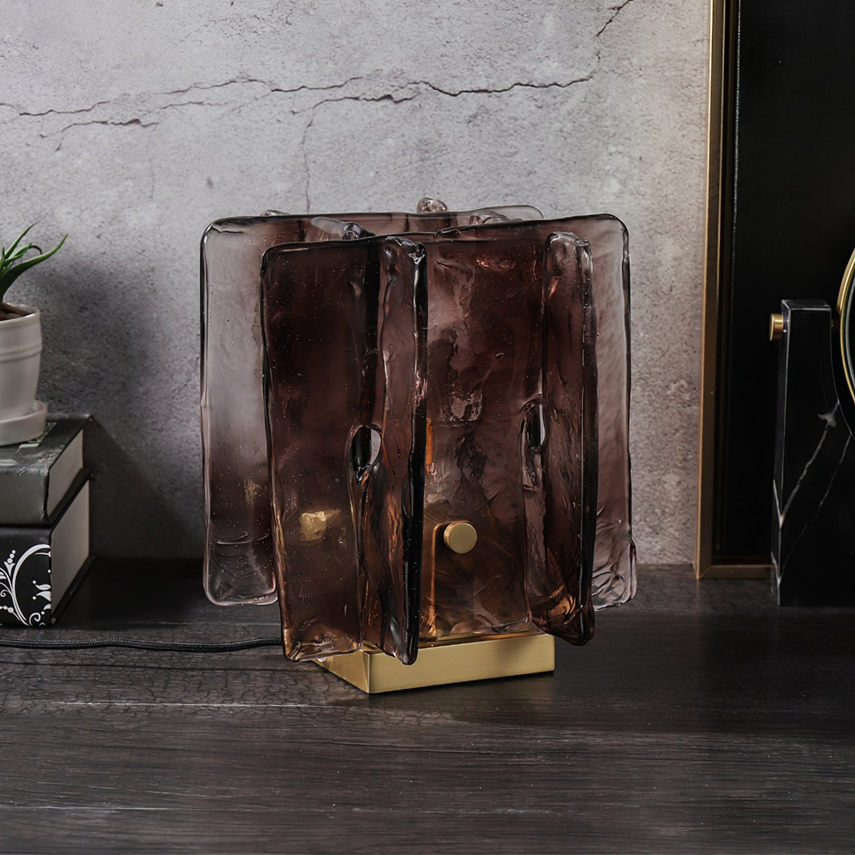 Amber Building Block Table Lamp - Vakkerlight