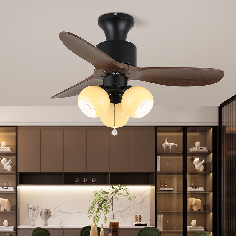 Evora Vintage Ceiling Fan Light