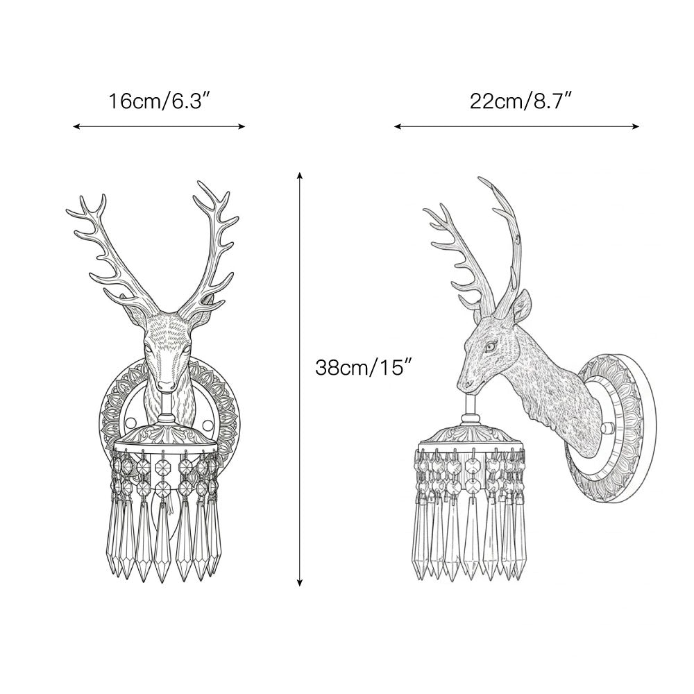 Toru Stag Wall Light