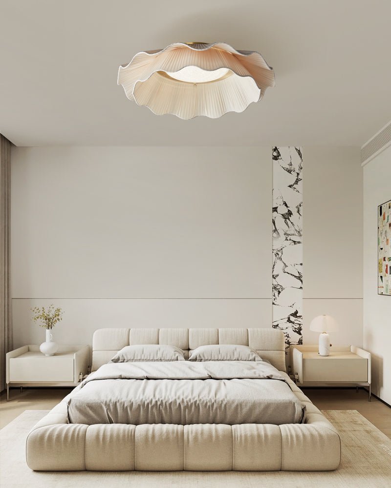 Arwen Fabric Wave Ceiling Lamp – detail 9